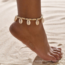 Shangjie OEM tobilleras boho Seashell Ocean Wind Bohemian Footwear starfish anklet designer kid anklets